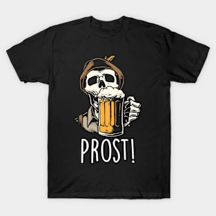 Prost German | Beer Skeleton T-Shirt